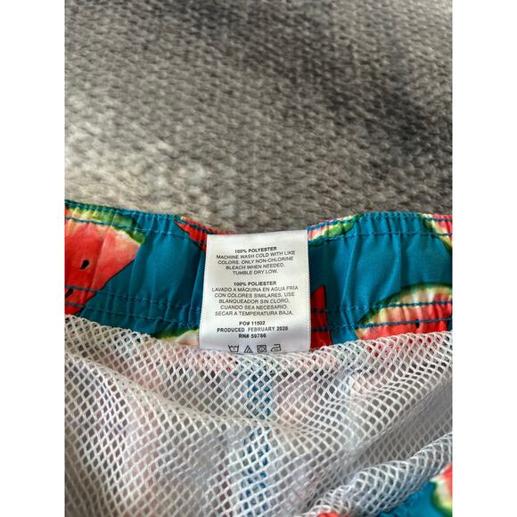 Beverly Hills Polo Club Mens Swim Lined Watermelon Citrus Shorts Size Large - Picture 5 of 10